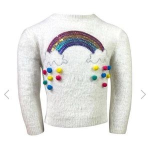 Lola and the boys: happy cloud fuzzy sweater